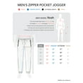 thumbnail image 6 of Hat and Beyond Premium Jogger Sweatpants with Mid-Rise Comfortable Slim Fit, 6 of 6