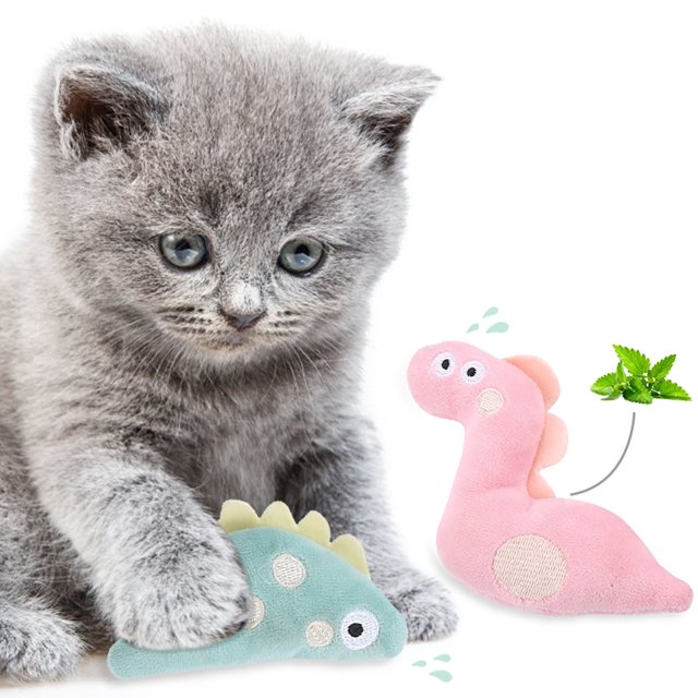 2PCS Catnip Toy Fashion Snake Fish Pet Plush Toy Cat Chewing Toy Pet Biting Toy