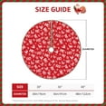 thumbnail image 2 of Fotbe Jupe de Sapin de Noël Motif Hoho, Jupes de Sapin en Peluche Décorations de Noël, Jupes de Sapin de Noël Décorations de Fête-48 Pouces, 2 of 6