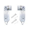 thumbnail image 3 of koolsoo Motorcycle Foot Rests Non Slip Comfortable Ride Portable Foldable Foot Pedal silver, 3 of 9