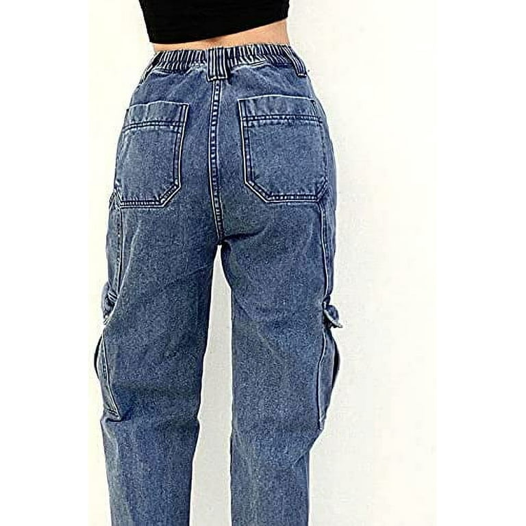Vintage High Waist Jeans Women Fashion Casual Matching Color Block Straight  Leg Slim Jeans Pants Denim Pants Vaqueros Mujer From Jiehan_shop, $26.14