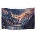 thumbnail image 6 of Yayeee Tapestry Wall Hanging for Bedroom 60 x 40" Home Decoration for Living Room, Ethereal Mountain, 6 of 7