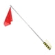 thumbnail image 3 of Bandera de caballo retráctil, equipo de entrenamiento, herramienta de equitación de colores vivos para equitación Mango amarillo, 3 of 9