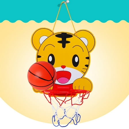 ABPWLY Toys Kids Adjustable Basketball Hoop Set Indoor Outdoor Play Toy for Children Over 1 Year Old with Plastic Rim and Base Cute Stuff