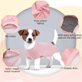 thumbnail image 6 of QBLEEV Recovery Suit for Dogs After Surgery, Alternative E-Collars Bandages, Professional Surgical Pet Wear Shirts for Abdominal Wounds and Skin Diseases…Pink，XS, 6 of 7