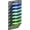 Black, variant on PETGLE Wall File Organizer Office Hanging Magazine Holder Wall File Organizer for Office Home (Blue, 3 Tier)