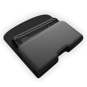 Universal Large Horizontal Belt Clip Holster Synthetic Leather Carrying Pouch Phone Holder Cover with Belt Clip & Loops (Holds Phone Up To 7 Inch) [Black]