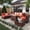 Burgundy, variant on ELPOSUN 7 Pieces Patio Furniture Set, Outdoor Furniture Sectional Rattan Sofa for Backyard Garden Dark Grey