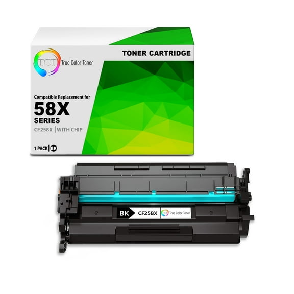 TCT 58X Toner Cartridge - Premium Compatible Replacement for HP 58X CF258X Black High Yield