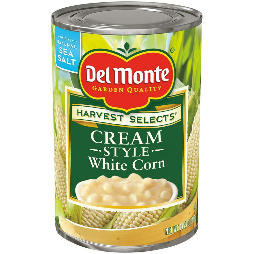 Del Monte White Corn Cream Style, 14.75 Oz (Case of 12)