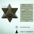 thumbnail image 3 of Pyrite Crystal Merkaba Star (0.75" Inches), 3 of 5