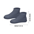 thumbnail image 2 of Waterproof Silicone Shoe Covers for Rain,Reusable Non Slip Rubber Rain Shoe Cover Cycling Shoe Protectors Outdoor with Non-slip Sole Apply to Men,Women,Kids, 2 of 7