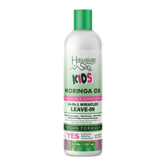 Hawaiian Silky Huile de Moringa & Beurre de Karité pour Enfants 14 en 1 Sans Rinçage