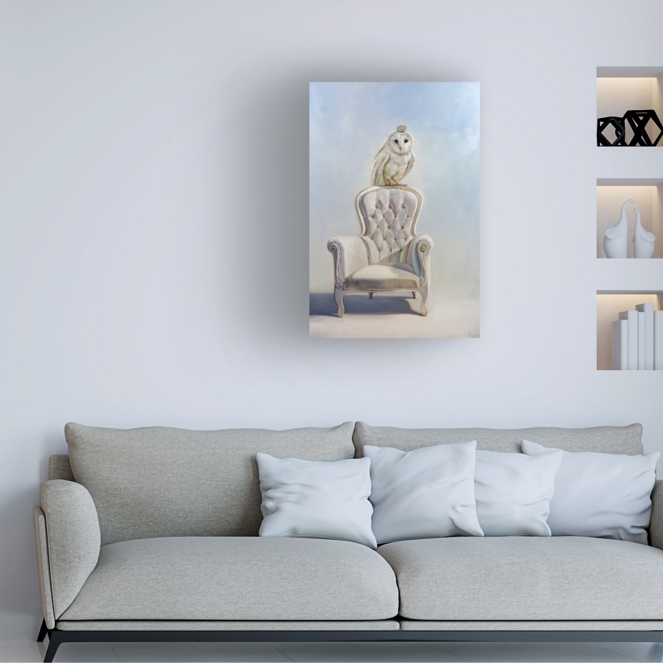 Canvas Wall Art - Lucia Heffernan 'Snow Queen' Wall Art for Living Room, Bedroom, or Office Décor by Trademark Fine Art - 30 x 47 Inches