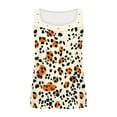 thumbnail image 5 of Homenesgenics Tank Tops for Women Plus Size Summer Fashion Casual Printed Sleeveless Stretch Shirt Loose-Fit V-Neck Tank Top Beige XXL, 5 of 5