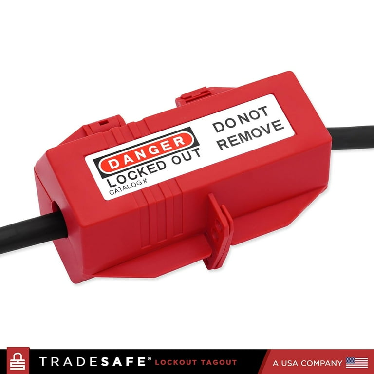 Furman Plug Lock TRADESAFE Plug Lock For Lockout Tagout