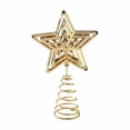 thumbnail image 2 of Harpily Event Party Decor Exquisite Christmas Tree Ornament Five Pointed Star Toppers For A Holiday Decor Catching Color Wrought Christmas Tree Top Star, 2 of 4