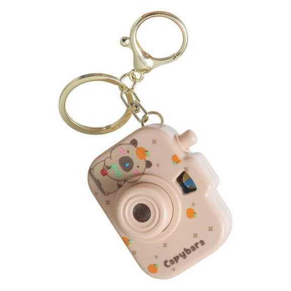 COOLHOOD Capybaras Design Keychain With Integrated Miniature Projector For Students And Fans Of Adorable Accessories