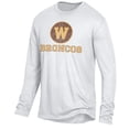 thumbnail image 2 of Men's Alternative Apparel White Western Michigan Broncos Keeper Long Sleeve T-Shirt, 2 of 3