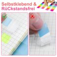 thumbnail image 4 of Repositionable Page Markers, Wide Applications Fluorescent Translucent Sticky Tabs, High Quality Index Tab Stickers for Notebooks, Versatile Design for Task Planning (400 PCS, 10 colors), 4 of 7