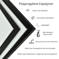 thumbnail image 2 of Black Polypropylene Copolymer (PPC) Plastic Sheet 1/4" x 12" x 24", 2 of 3