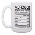 thumbnail image 2 of ThisWear Best Teacher Gifts Professor Nutritional Facts College 2 Pack Gift 15oz Coffee Mugs, 2 of 4