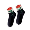 thumbnail image 3 of Calcetines Tobilleros Salvador de algodón florales 2 piezas, 3 of 4
