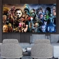 thumbnail image 3 of Colección de personajes de Thriller de película de terror, pintura en lienzo, carteles e impresión, arte de pared, imagen para sala de estar, decoración del hogar, 3 of 4