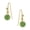 Aqua Blue, variant on 1928 Jewelry Light Topaz Crystal Pave 6mm Cluster Drop Earrings
