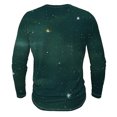 thumbnail image 3 of FAIWAD Plus Size Tops for Men Long Sleeve Button Pullover Casual Slim Comfy Basic Stretch Workout Shirts, 3 of 4