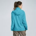 thumbnail image 7 of ANINEO Mens Four Seasons Solid Color Packable Rain Jacket Lightweight Windproof Raincoat With Hood Outdoor Rain Gear Travel Hiking Cycling Long Sleeve Classic Male Outwear, 7 of 7