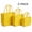 Yellow, variant on Women's Waterproof EVA Beach Tote Bag 3-Piece Set,Khaki.
