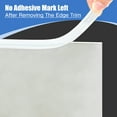 thumbnail image 3 of Clear Rubber Edge Trim, Self-Adhesive Clear Rubber Edge Trim, Edge Protector for Sheet Metal, Glasses or Flexi Glasses, Silicone Rubber Material, Fit 1/4"(6.4mm), U Channel Edge Trim, Length 20Ft, 3 of 7