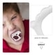 thumbnail image 5 of BRIGHTFUFU 10 piezas de dientes de plástico colmillos de cosplay dentaduras postizas de miedo para la fiesta de Halloween (dientes falsos blancos), 5 of 8