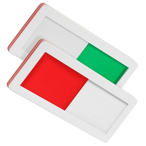 BESTOYARD 2Pcs Meeting Do Not Disturb Sign Assorted Color Sturdy Door Privacy Slider