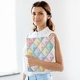 thumbnail image 6 of FORMRS 3 Ring Binder with Pockets 1.5" D-Rings Clip Board 200 Sheets Capacity, Colorful Geometric, 6 of 8