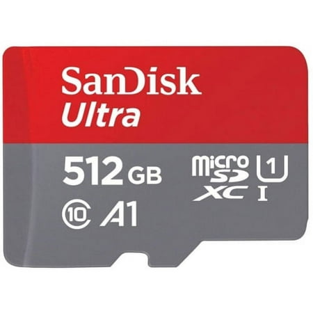 Image of 512GB Memory Card for Kyocera DuraForce Pro 3 Phone - Sandisk Ultra High Speed MicroSD Class 10 MicroSDXC Y1R for DuraForce Pro 3 (2023) Model