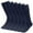 Navy, variant on 6 Pairs Men's Athletic Tube Socks Over the Calf - 25" Length - Size 10-15 Gray