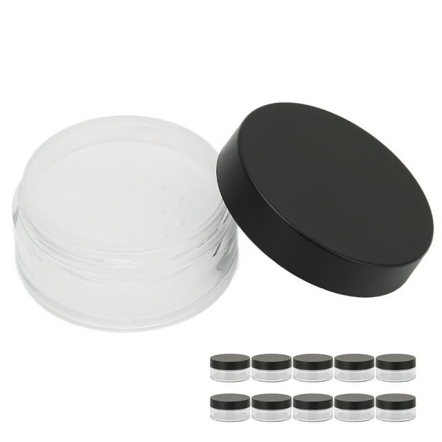 Botes de corrector, 10 piezas de frascos de polvos sueltos, estuche de polvos de acabado, estuche de polvos de maquillaje, salida de alta intensidad