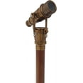 thumbnail image 2 of Indian Nautical Instruments Telescope Walking Stick Antique Finish Costume Wooden Cane Foldable Rosewood Stick Steampunk Style, 2 of 6