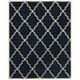 thumbnail image 2 of SAFAVIEH Chatham Clinton Geometric Wool Area Rug, Dark Blue, 8'9" x 12', 2 of 8