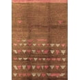 thumbnail image 1 of Ahgly Company Indoor Rectangle Solid Brown Modern Area Rugs, 5' x 7', 1 of 4