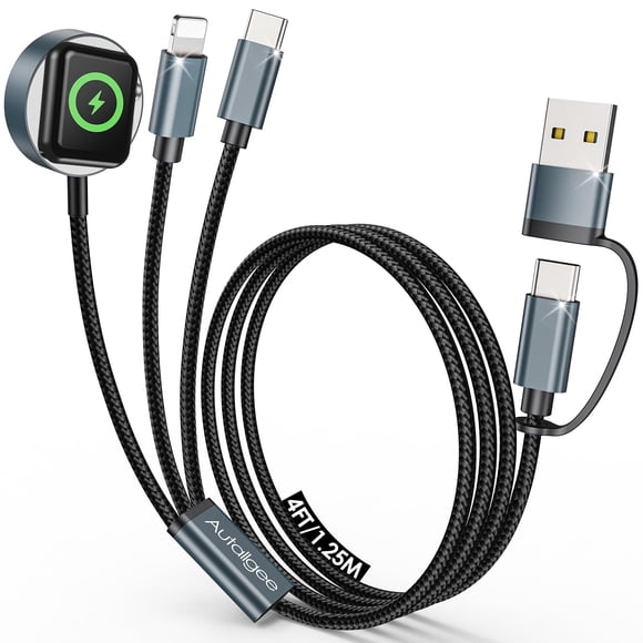 Cable de carga Autallgee ATG002 para Apple Watch/iPhone/USB-C