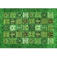 thumbnail image 1 of Ahgly Company Indoor Rectangle Abstract Green Modern Area Rugs, 6' x 9', 1 of 4