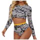 thumbnail image 1 of Bañador de Mujer OAVQHLG3B estampado con abertura en bikini Primavera Verano, 1 of 3