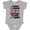 AC-Heather Grey, variant on Inktastic I Want to Grow Up to Be a Football Player Like My Daddy Boys or Girls Baby Bodysuit
