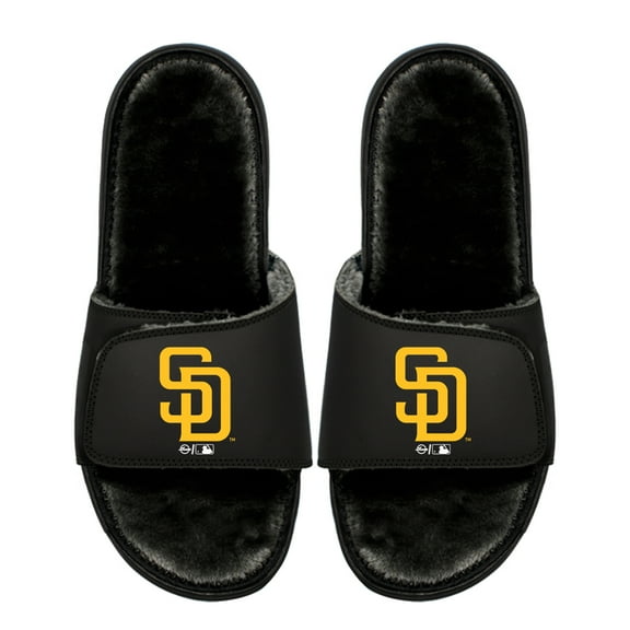 Unisex ISlide San Diego Padres Logo Fur Slide Sandals
