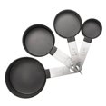 thumbnail image 3 of Culinary Edge Measuring Cups Set of 4 Sizes Black, 2 Pack, 3 of 8