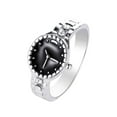 thumbnail image 1 of EGNMCR Rings Originality Clock-Shape Ring With Cubic-Zirconia For Women Engagement Wedding Jewelry Accessories Women Girls Smart Watch, 1 of 5