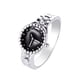 thumbnail image 1 of Anillos para mujer, regalos originales para mujer, anillo con forma de reloj y circonita cúbica para compromiso, boda, accesorios de joyería, reloj inteligente para mujer y niña., 1 of 5